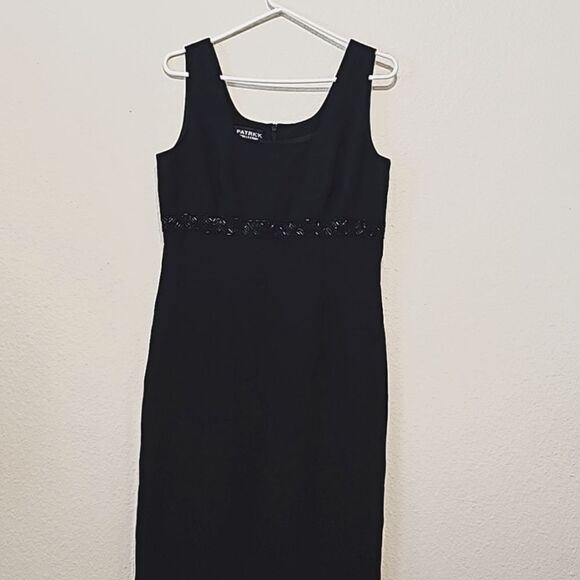 Patrick Collection Sleeveless Black dress size 10 - Picture 1 of 11